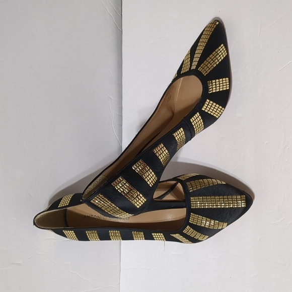 ANTONIO MELANI Vero Cuoio  heels shoes women 7.5 - Picture 3 of 12